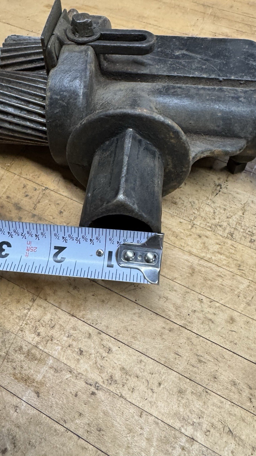 ANTIQUE VTG PACKHAM #3 STOVE PIPE CRIMPER TINSMITH SHEET METAL BEAD ROLLER TOOL