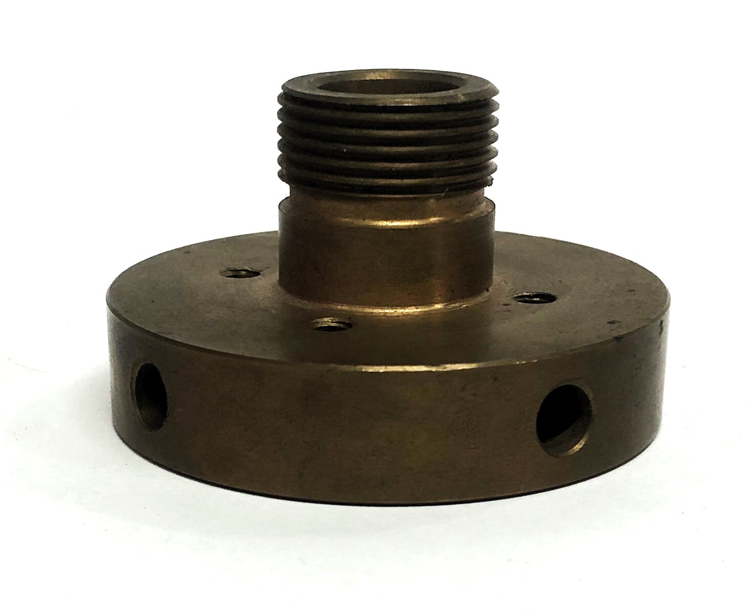 Unbranded 0.86X2.25 Inch OD 0.56 Inch ID 16 TPI Brass Fitting 180135 NOS
