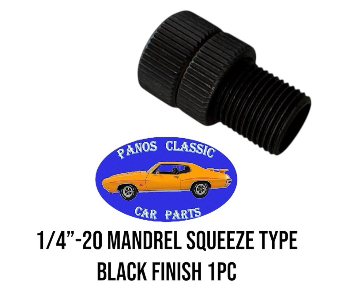 1/4″-20 Mandrel Metric Insert Tool Nosepiece Squeeze Type Black Finish 1pc