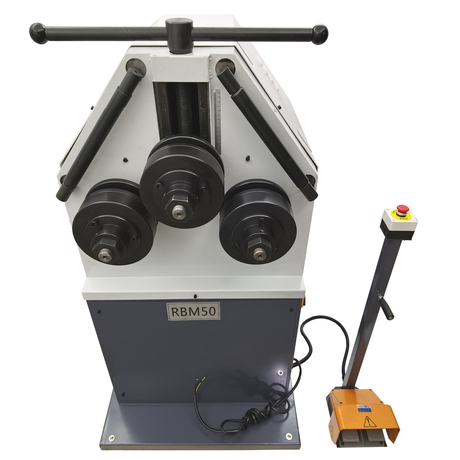Electric Hydraulic Steel Pipe Pinch Roll Machine Tube Roll Bender 220V 1-Phase
