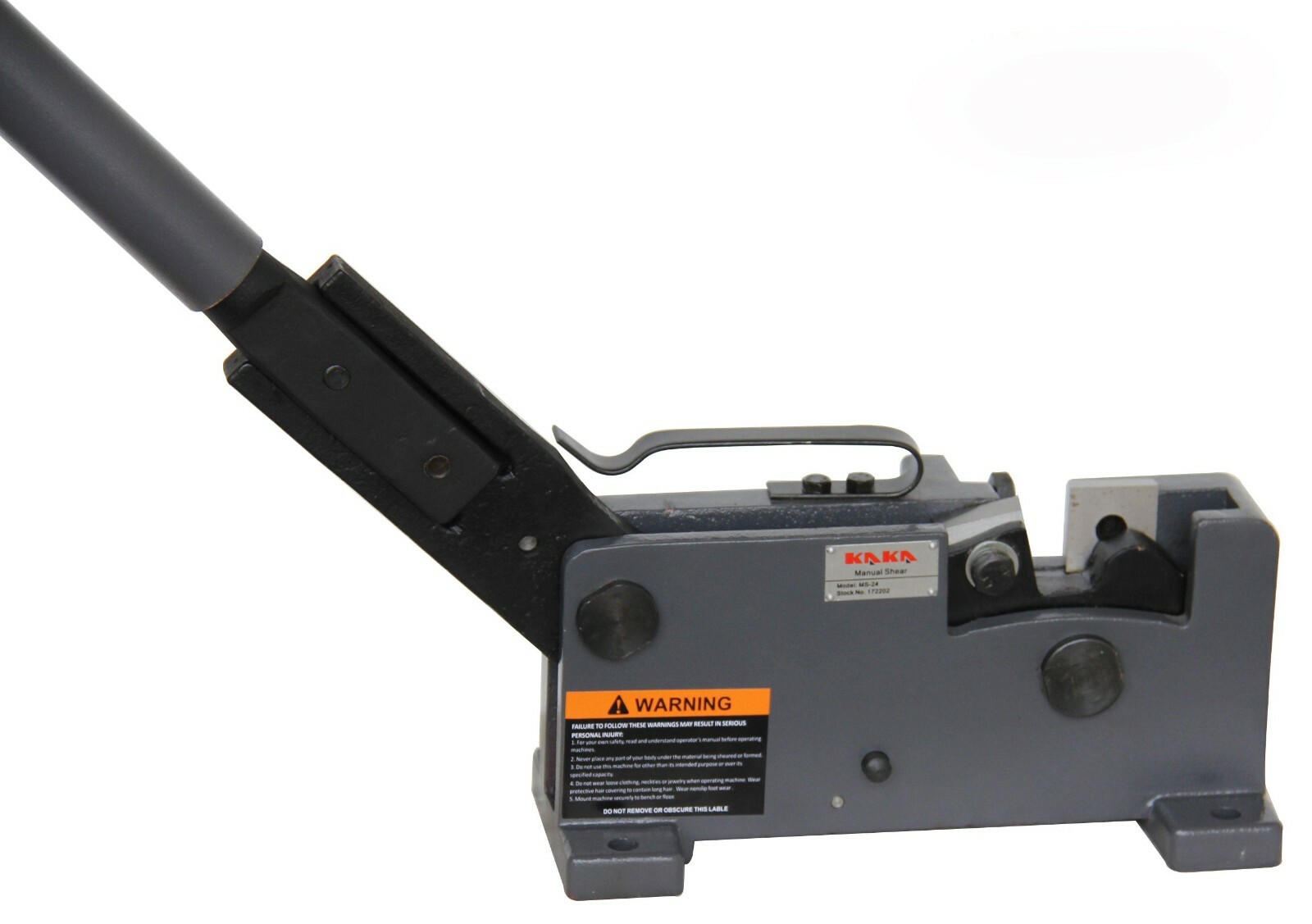 KAKAIND MS-24 24mm Metal Hand Shear, Rebar, Rod & Round Steel, Flat Bar Cutter
