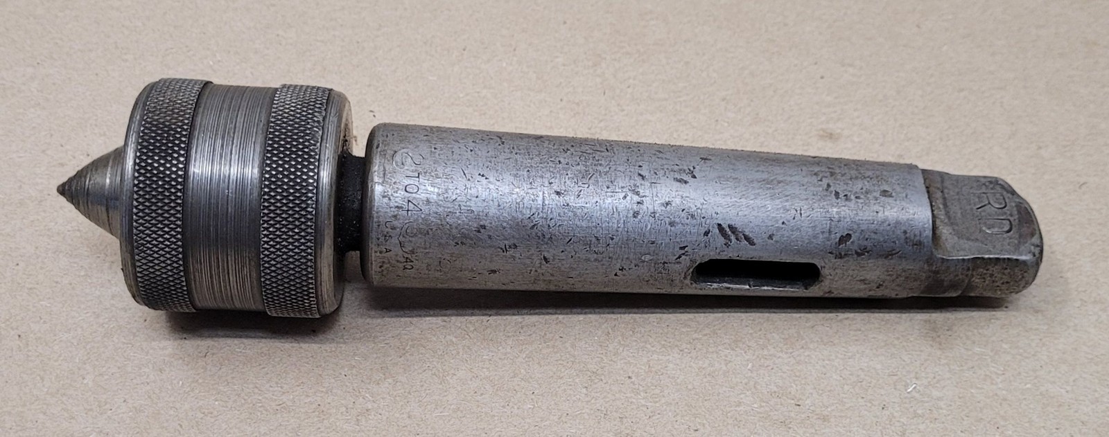 Live Center – 4 Morse Taper – 7-3/8in Long