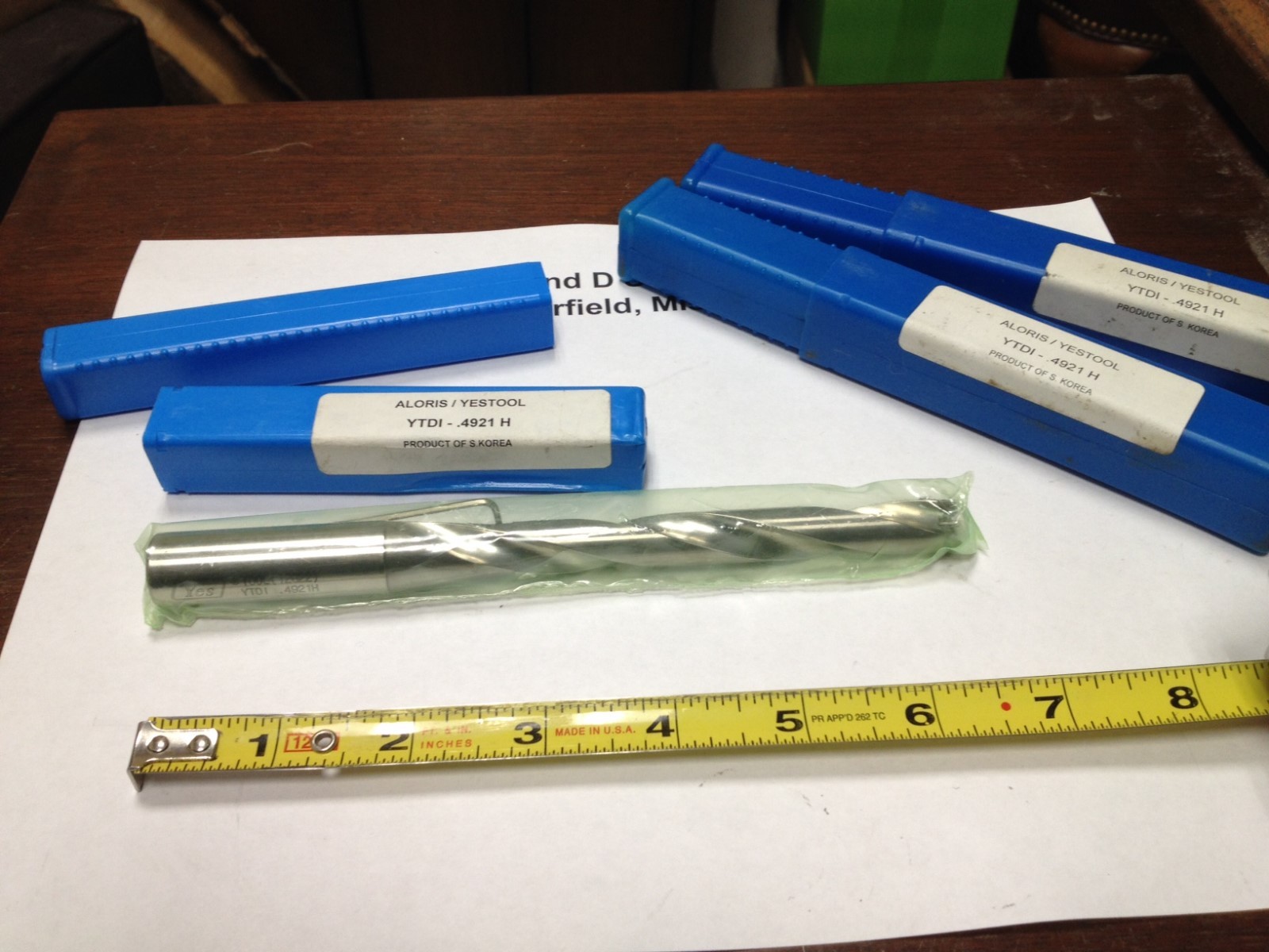 Aloris / Yestool 4921H, Indexable Drill, 5/8″ Shank, 6.89″ OAL, Brand New, 20030