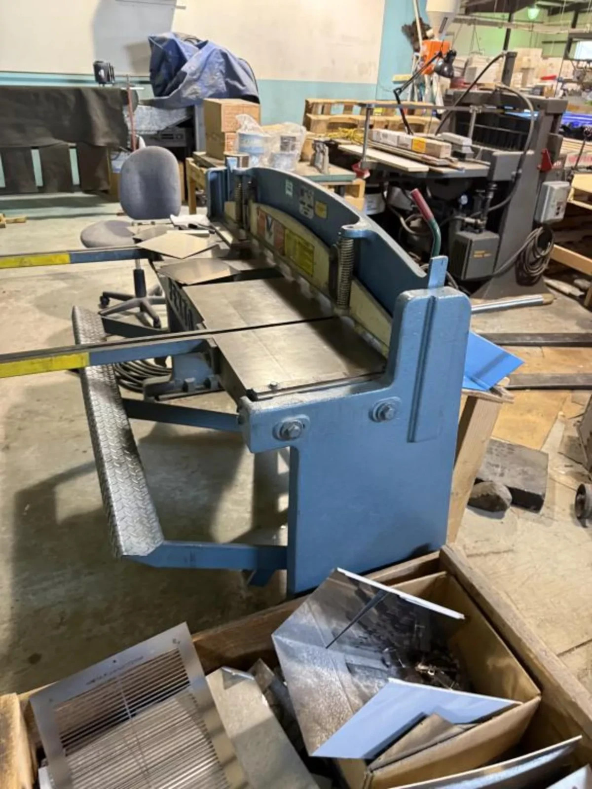 Pexto 152-K 52″ x 16 Ga Sheet Metal Mechanical Foot Stomp Shear Roper Whitney