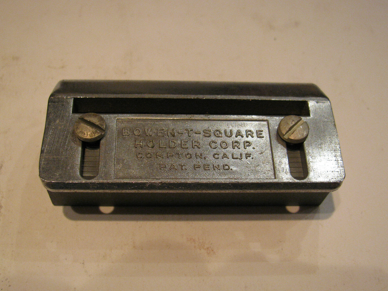 New vintage old stock Bowen T-Square Holder Corporation machining Tool. NR