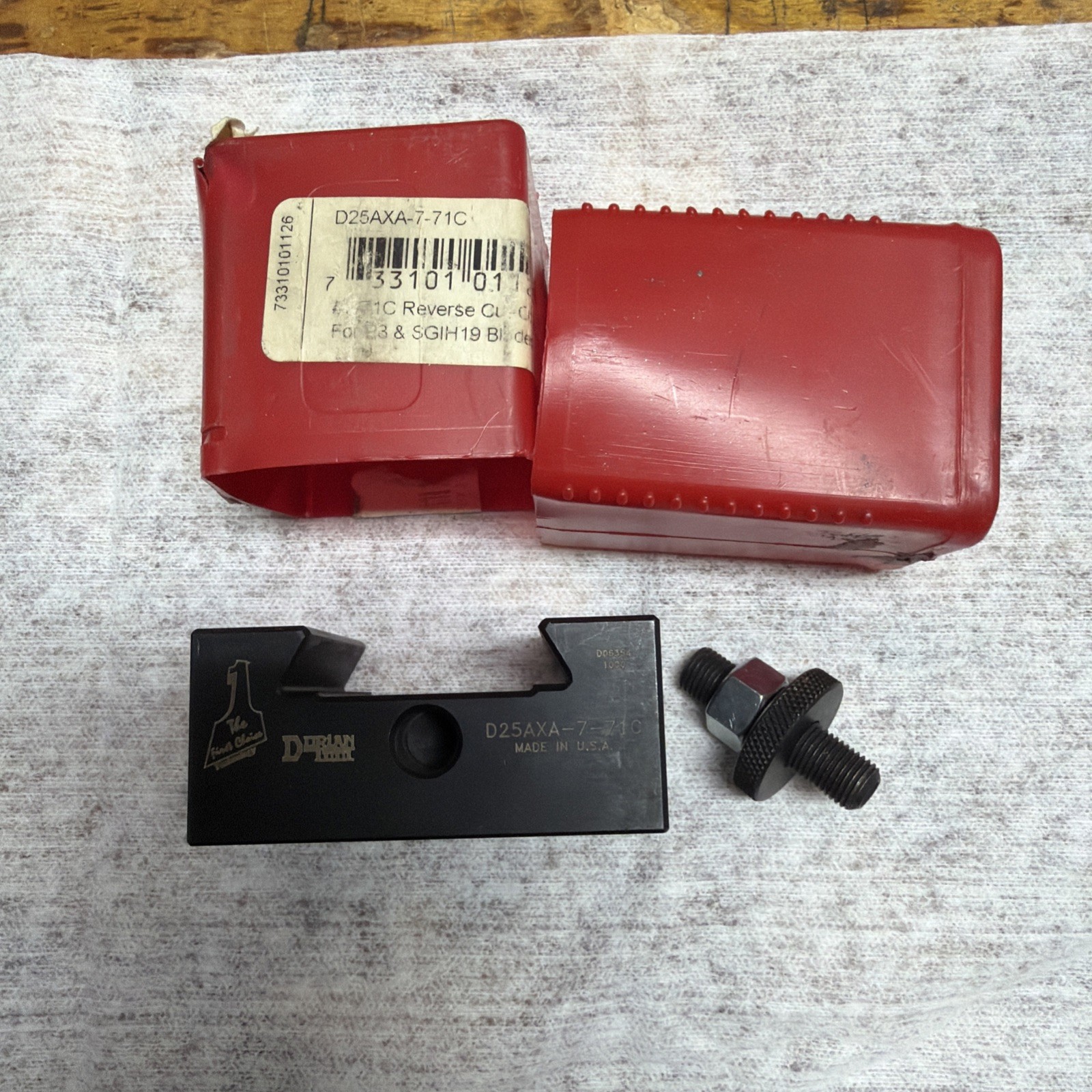 Lathe Tool Post Holder Dorian Cutoff Holder D25AXA-7