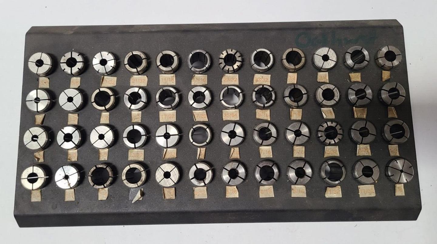 Lot of 48 Pcs DA180 HSS High Speed Steel Collet 180DA Some are ERICKSON