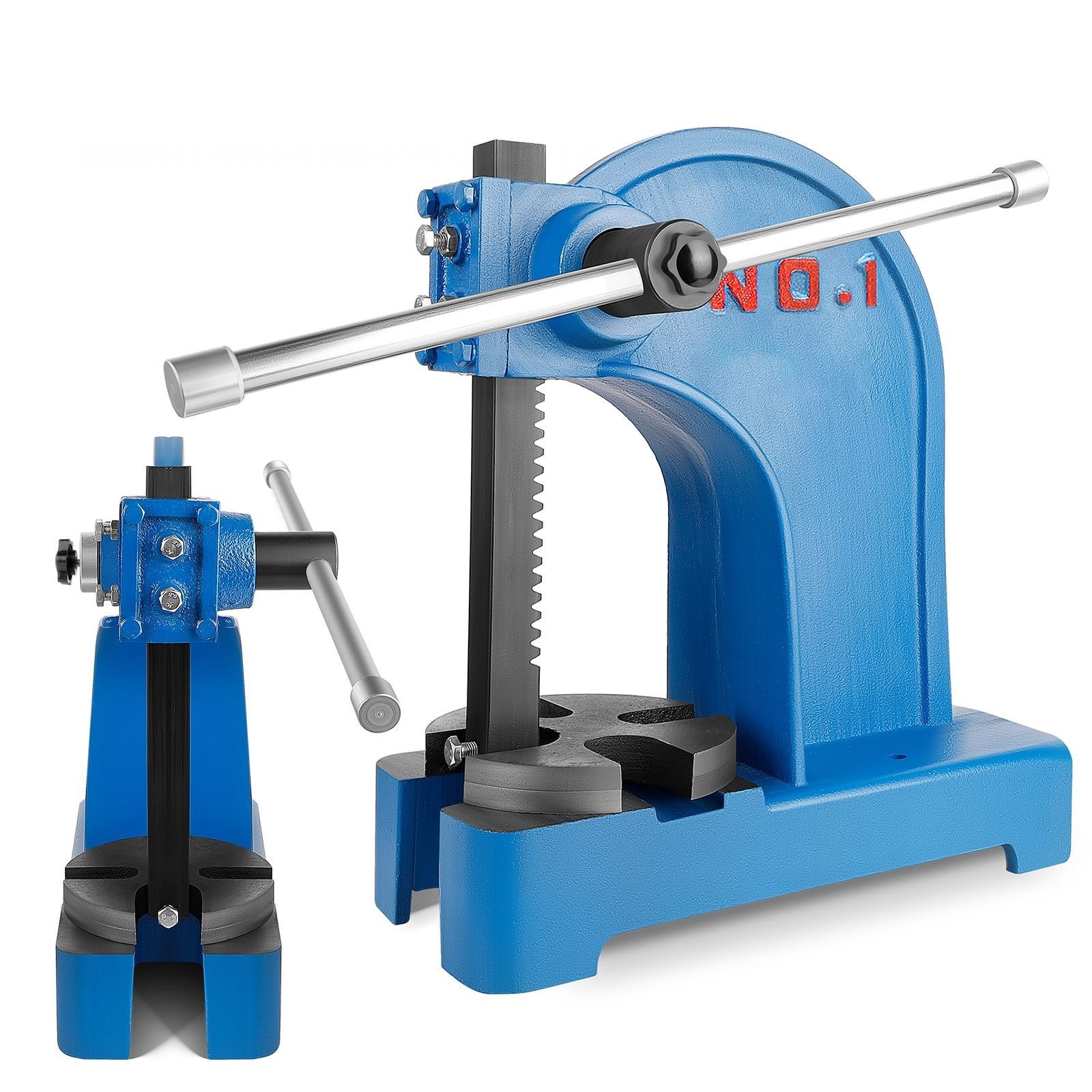 Cast Iron Manual Desktop Arbor Press, Heavy Precision Hand Press, for Stamping