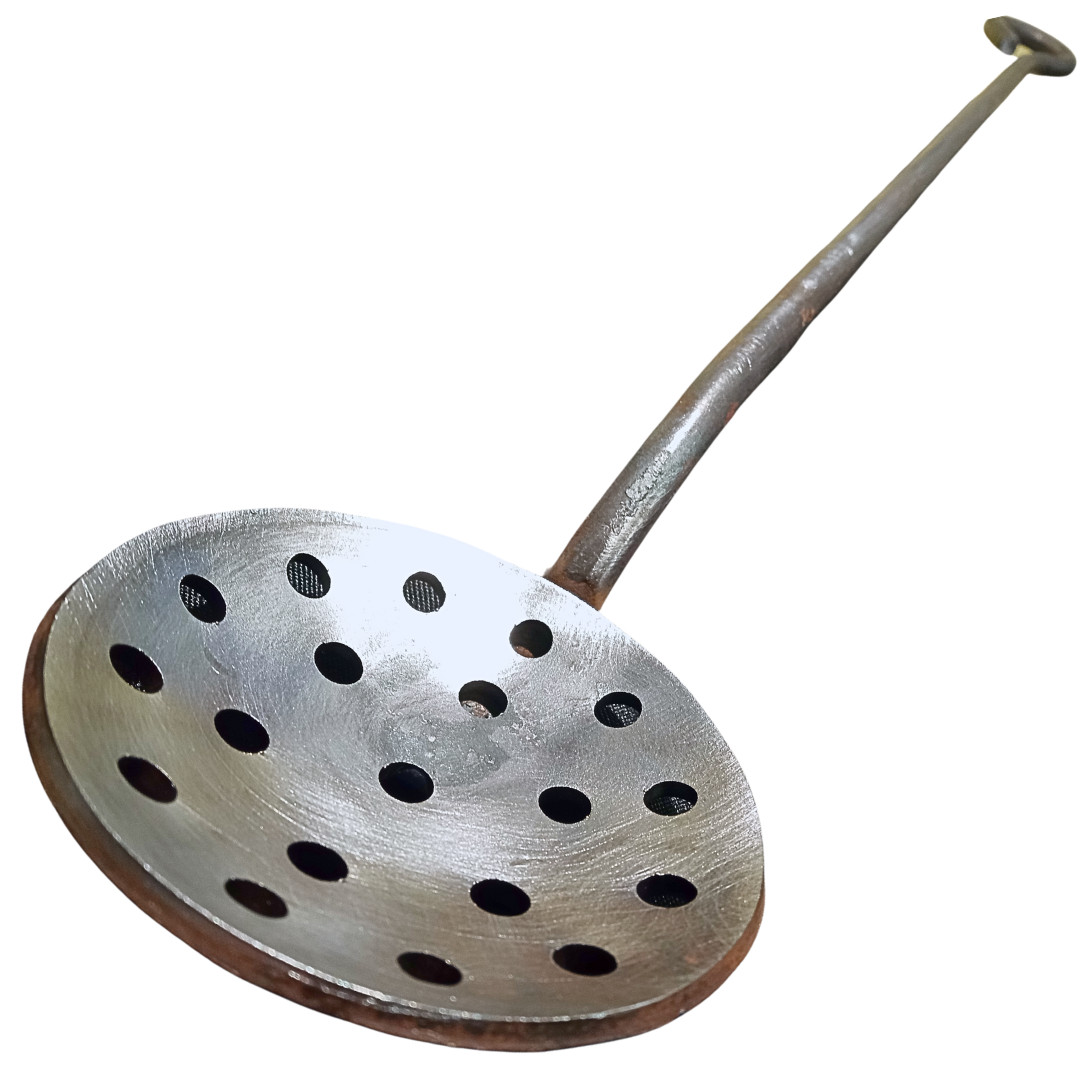 RotoMetals Casting Skimmer – 3 inch Steel for Lead/Pewter/Zinc Alloys Skimming