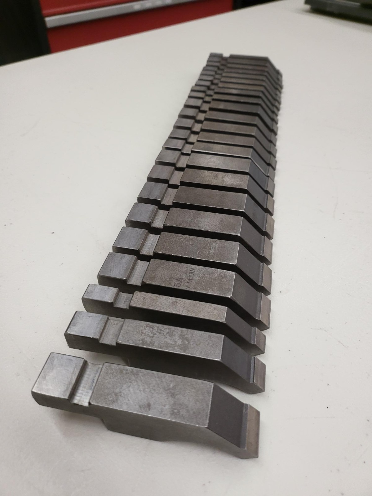 Amada Press Brake °88 Punch Sectionalized 23 Pieces in total 12.75″ Long BTB1