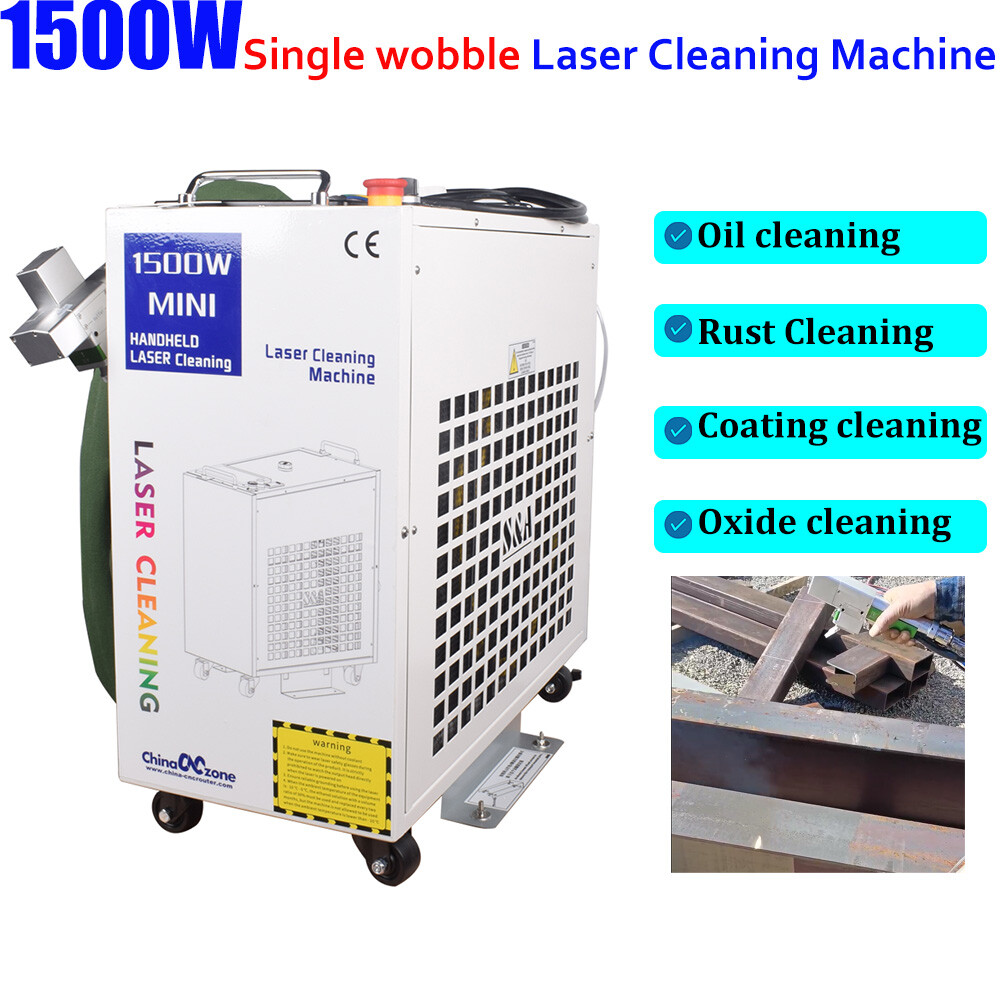 【US Stock】BWT 1500W Continuous Fiber Laser Cleaning Machine Rust Oil Paint