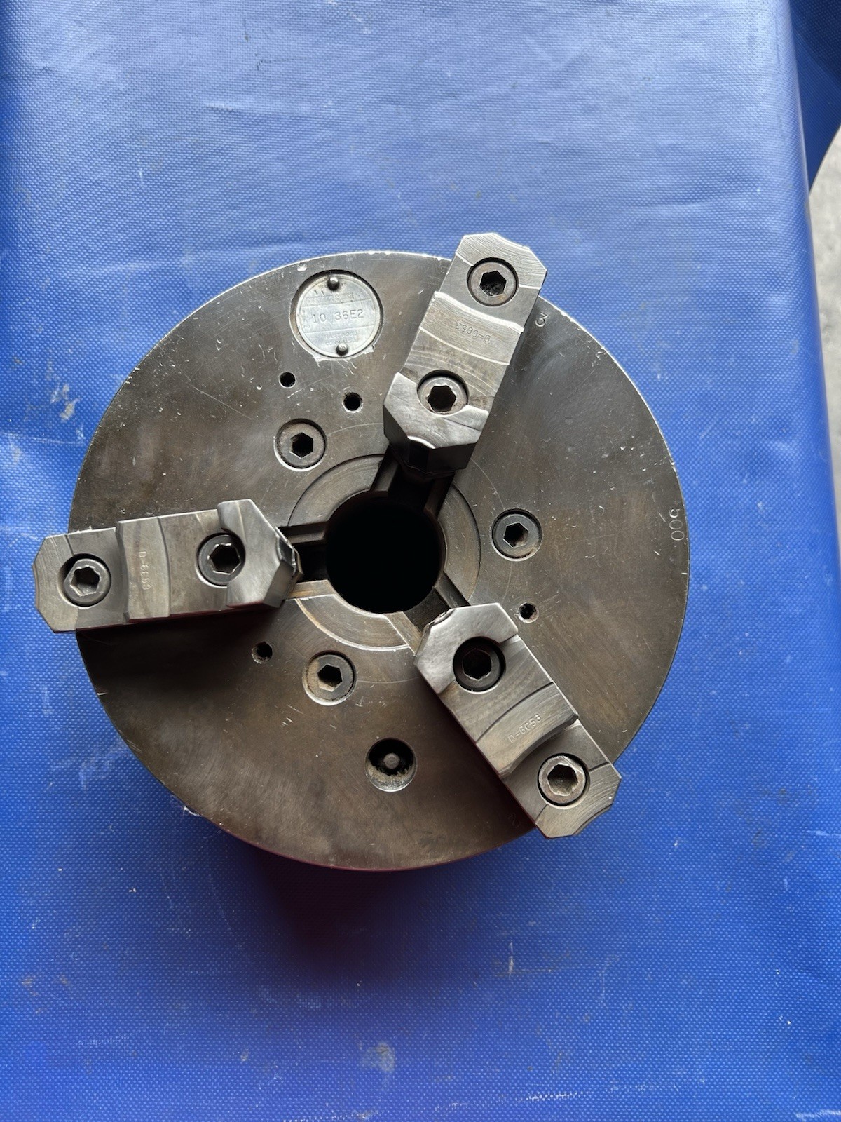 USED Cushman 1036E2 Lathe Chuck – 10” – 3 Jaw