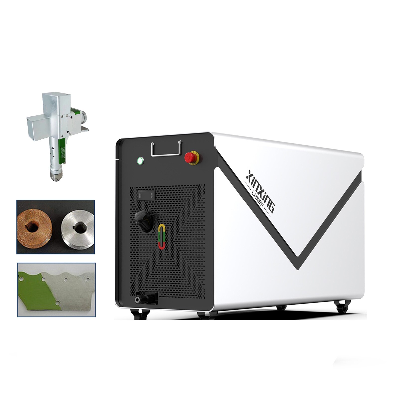 New 1500W Fiber Laser Cleaning Machine Rust Remover Oil Paint Removal Industry