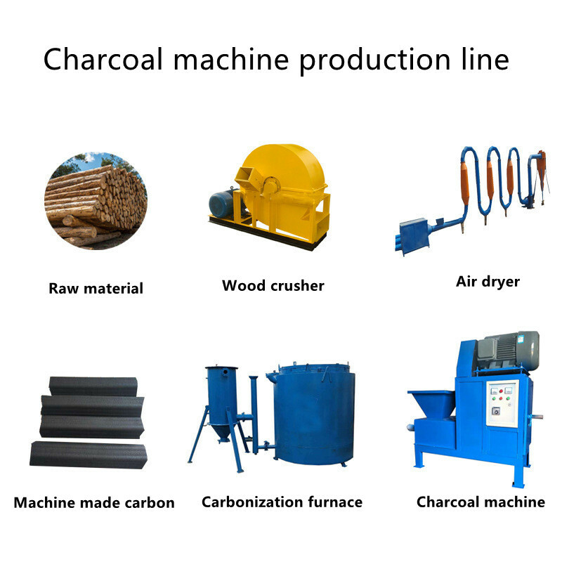 Charcoal Machine Full Set Of Equipment, Full-automatic Barbecue Carbon Making