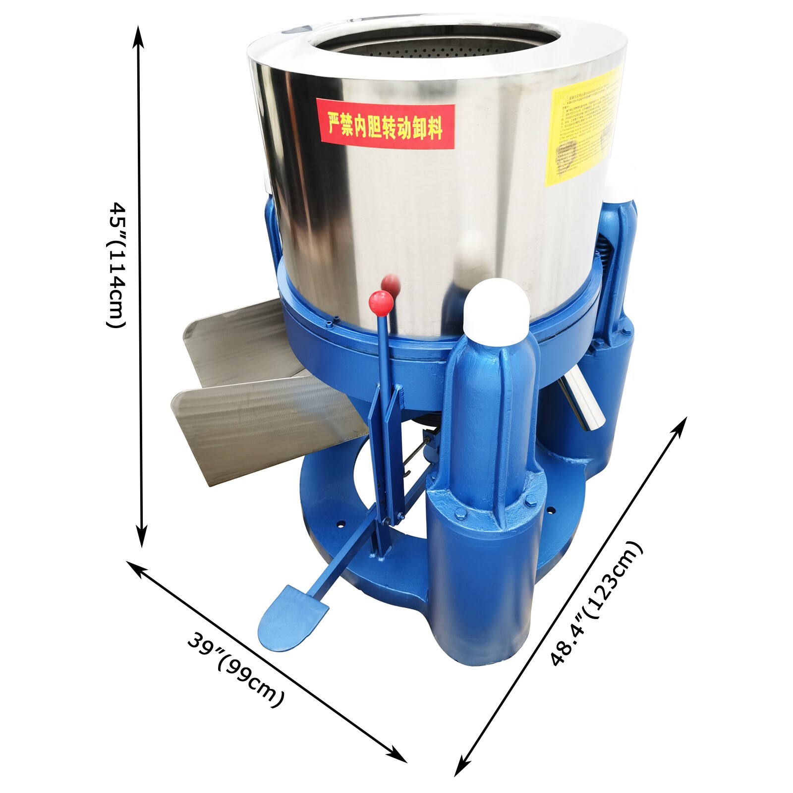 Bottom Discharge Type Industrial Centrifugal Dehydrating Dryer for Metal Parts