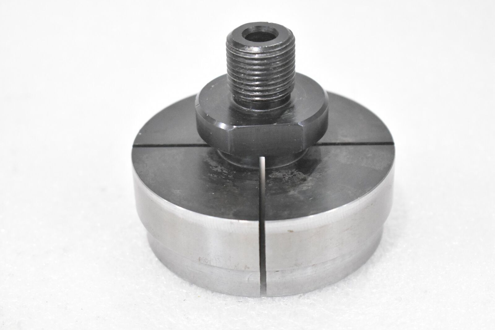 UNBRANDED HIGH SPEED STEEL COLLET 2-3/4″ FACE 3/8″ PILOT HOLE & 3/4″ ADAPTER END