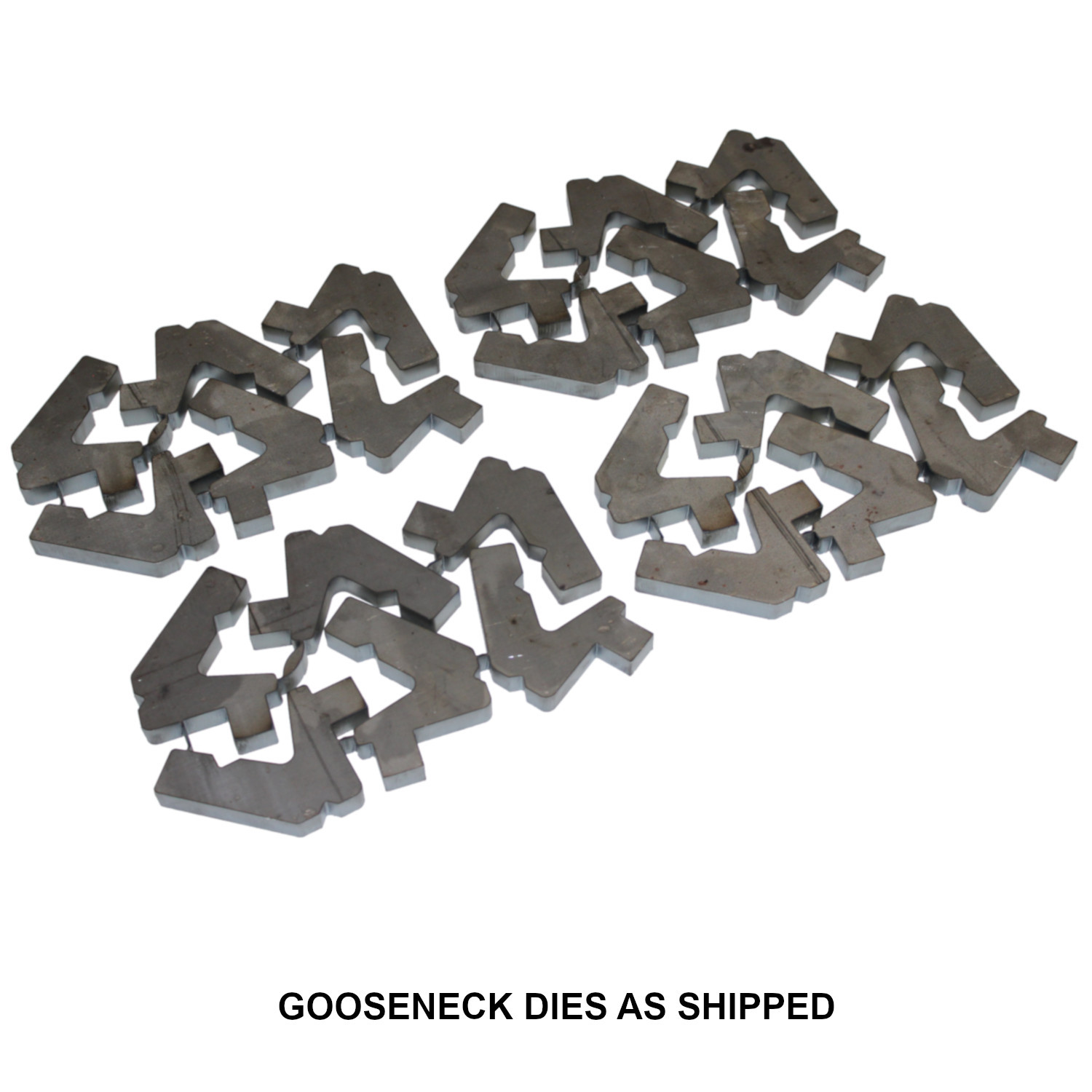 SWAG Finger Brake Gooseneck Dies That Fit The HF 20 and 12 Ton Finger Brake Only