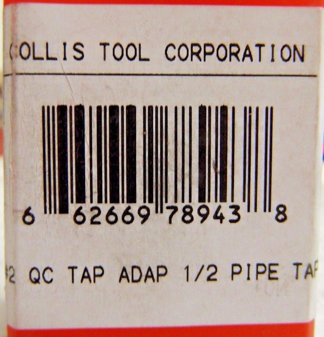 Collis Tool Tapping Adapter 1/2″ Pipe Tap Quick Change 78943