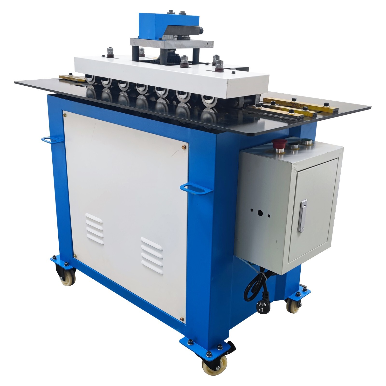 INTBUYING Electric Metal Seamer Former Machine for Aluminum,Stainless Sheet 220V