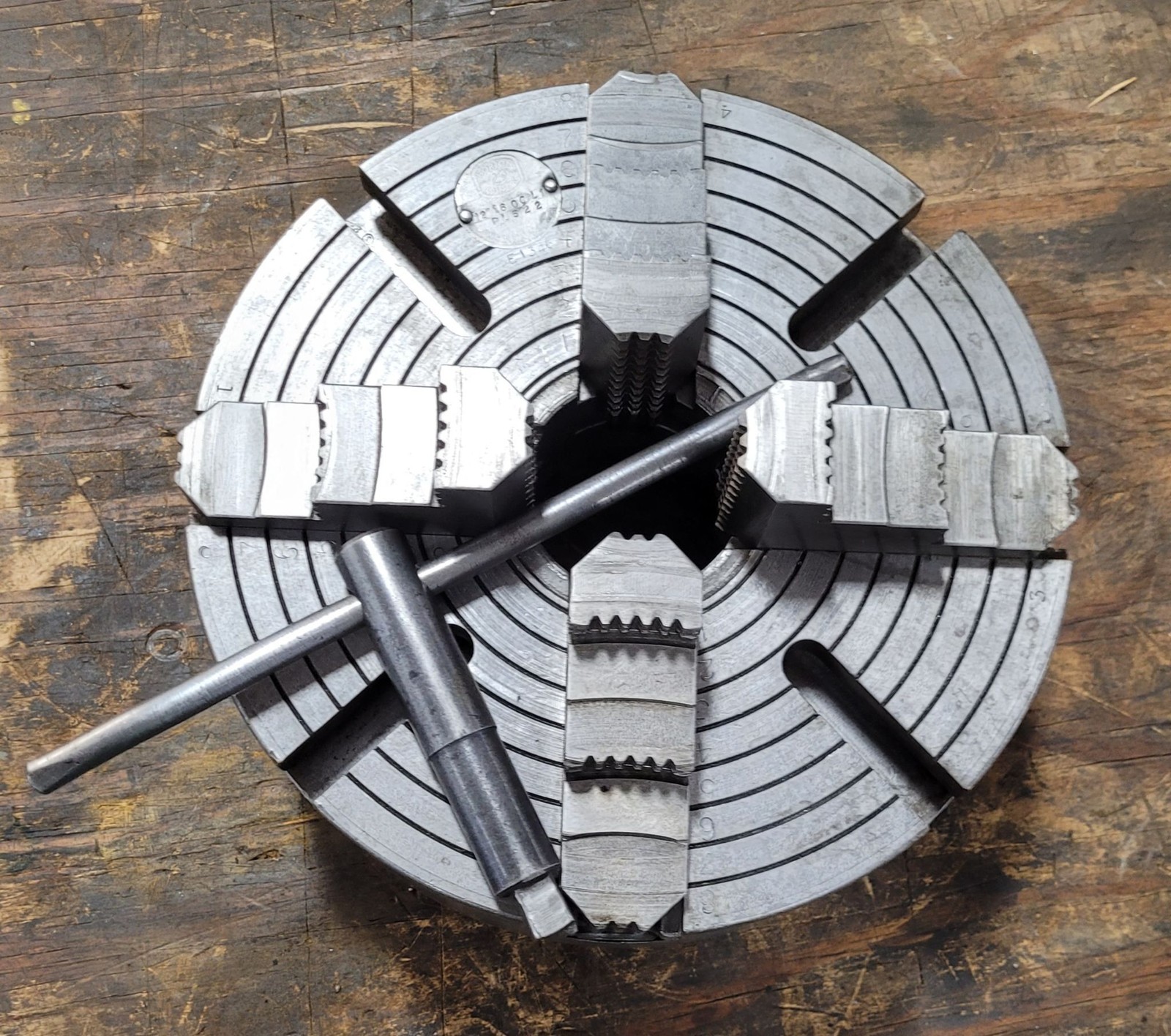 12” Horton Model 16OCL1/PL522 Chuck – 4 Jaw – L1 Mount