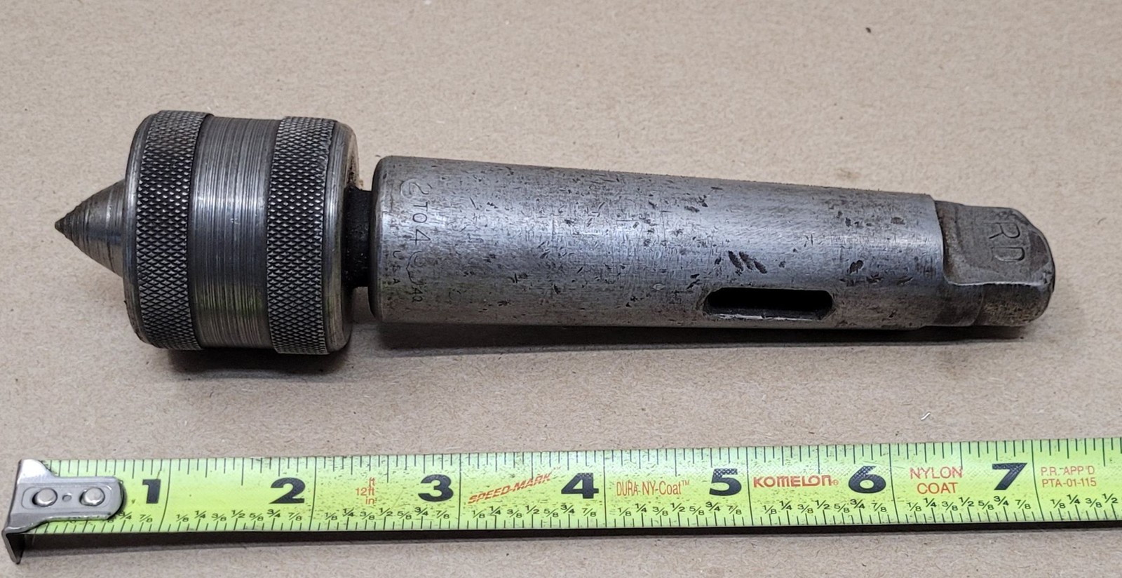 Live Center – 4 Morse Taper – 7-3/8in Long