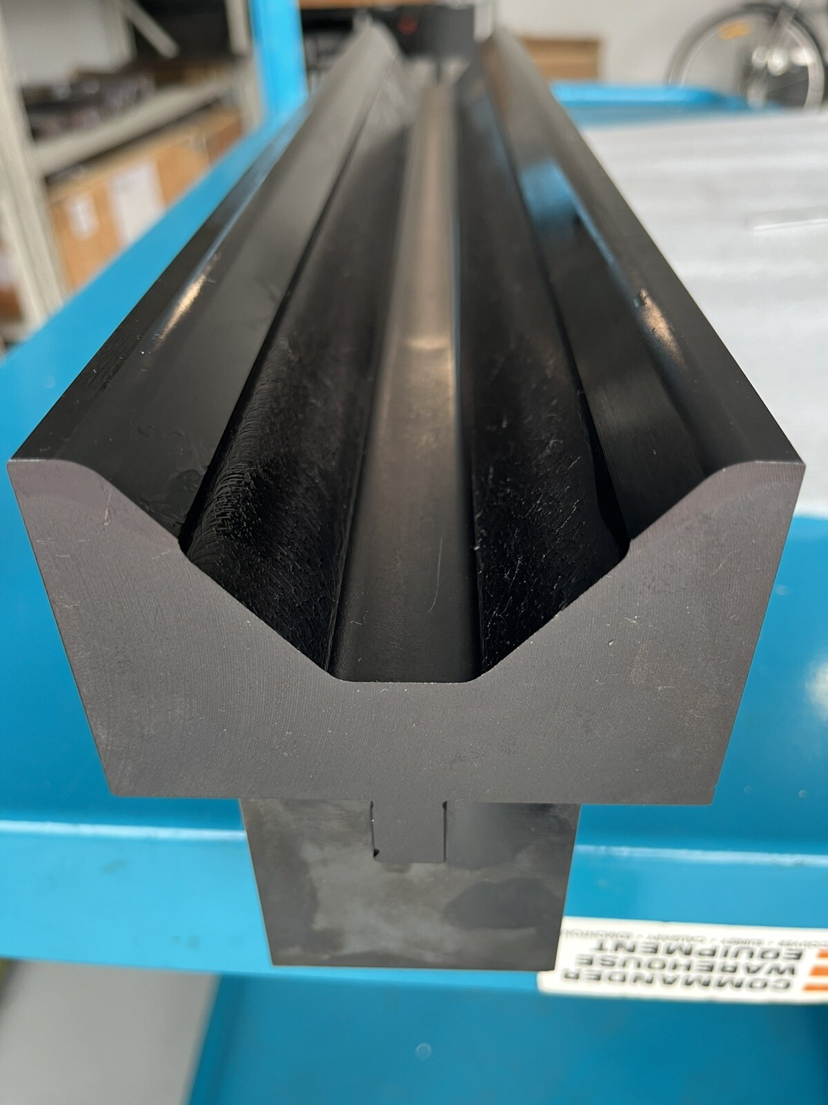 Press Brake Forming Die -80 mm Opening- 2595 MM SEG OR 102.250″ HARDENED BLACK