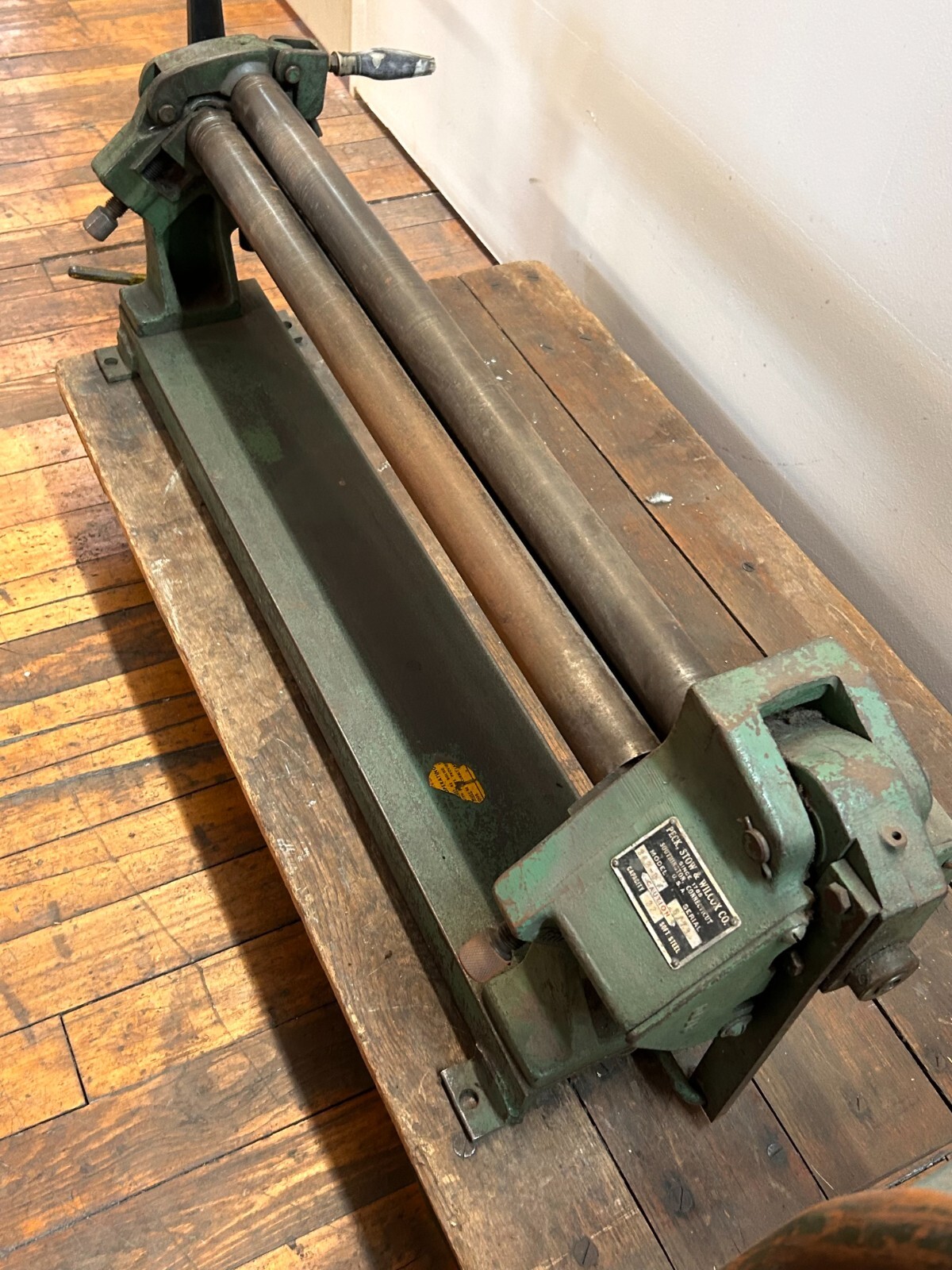 Slip Roll Machine Manual Peck Stow&Wilcox Roper Whitney