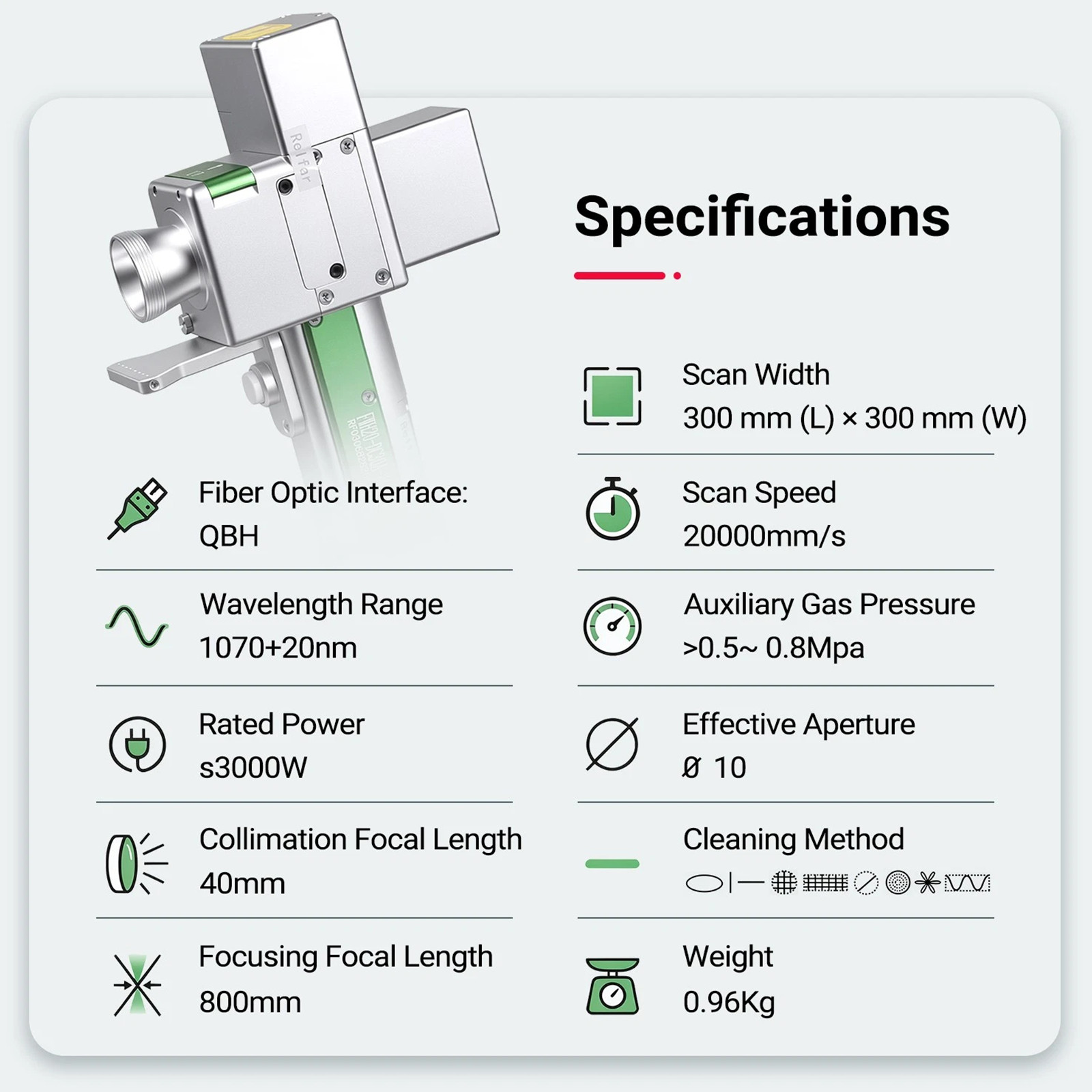 1500W AU Fiber Laser Cleaning Machine For Metal Oil Rust Paint Remover Cleaners