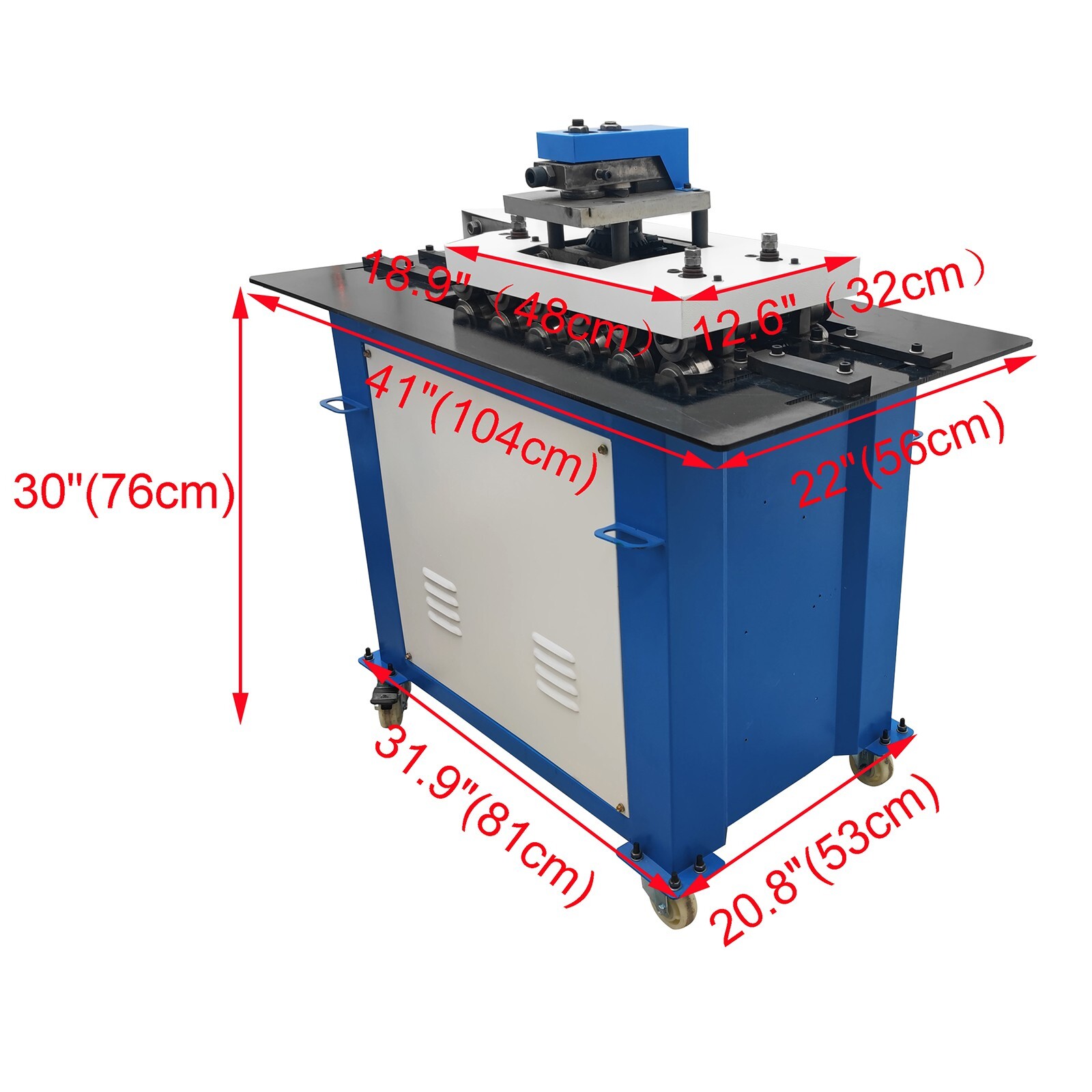 Heavy Duty Sheet Metal Roll Square Hem Seam 220V Seam Lock Forming Machine