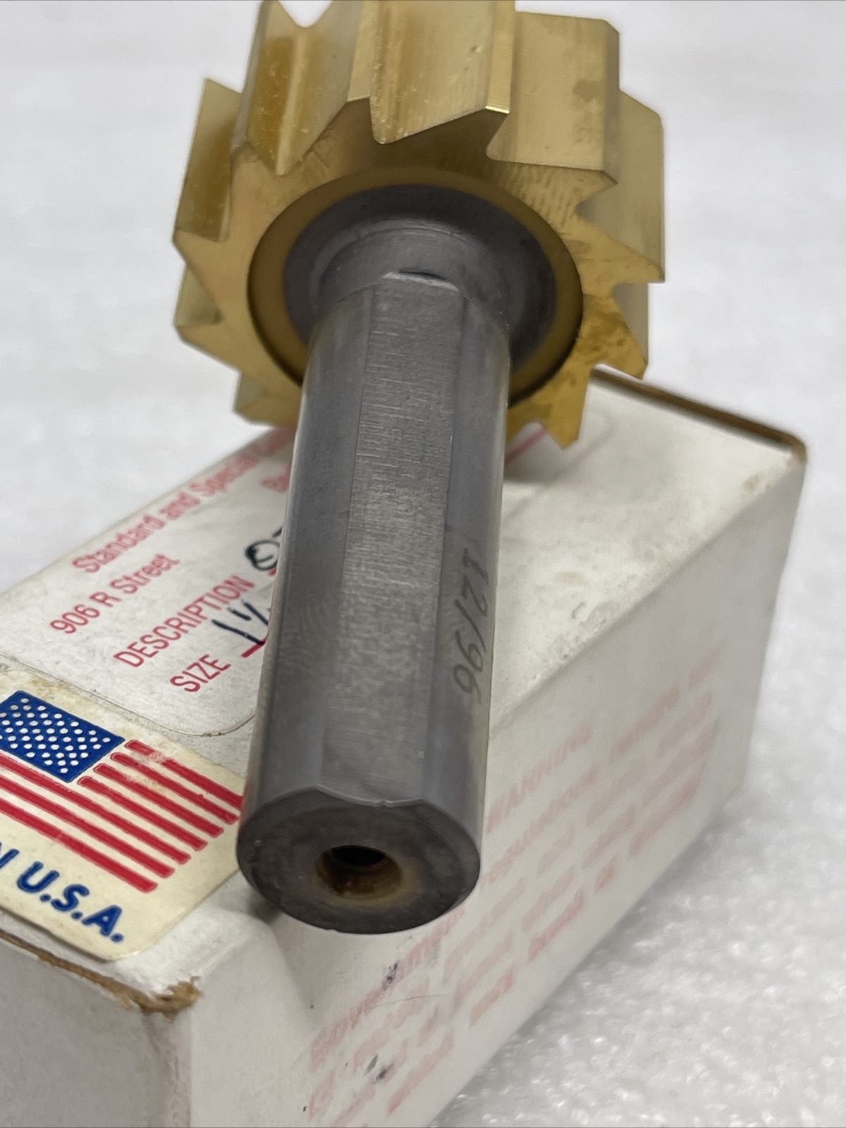 1 1/4” x 5/8” Woodruff Keyseat Cutter TiN Coated, Whitney Tool USA, Straight