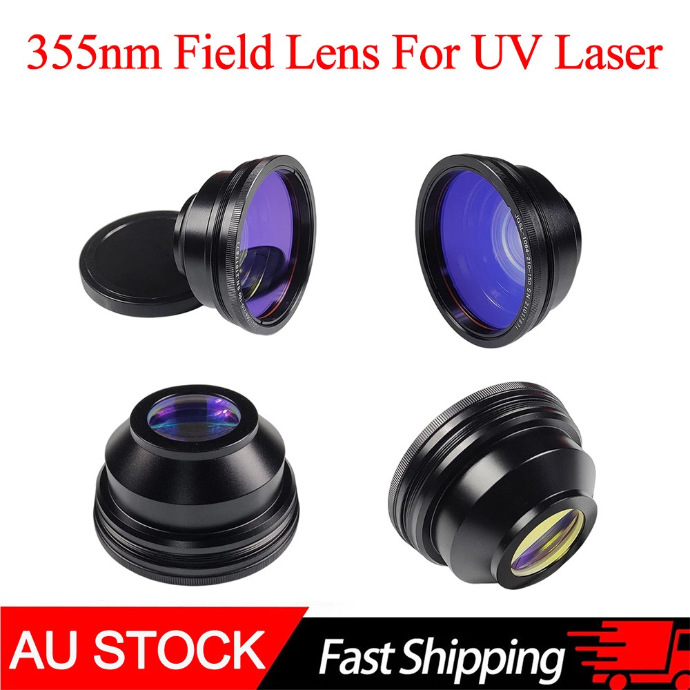 For 5W-15W UV 355nm Laser Marking Machine Quartz Field Lens Engraver Marker AU
