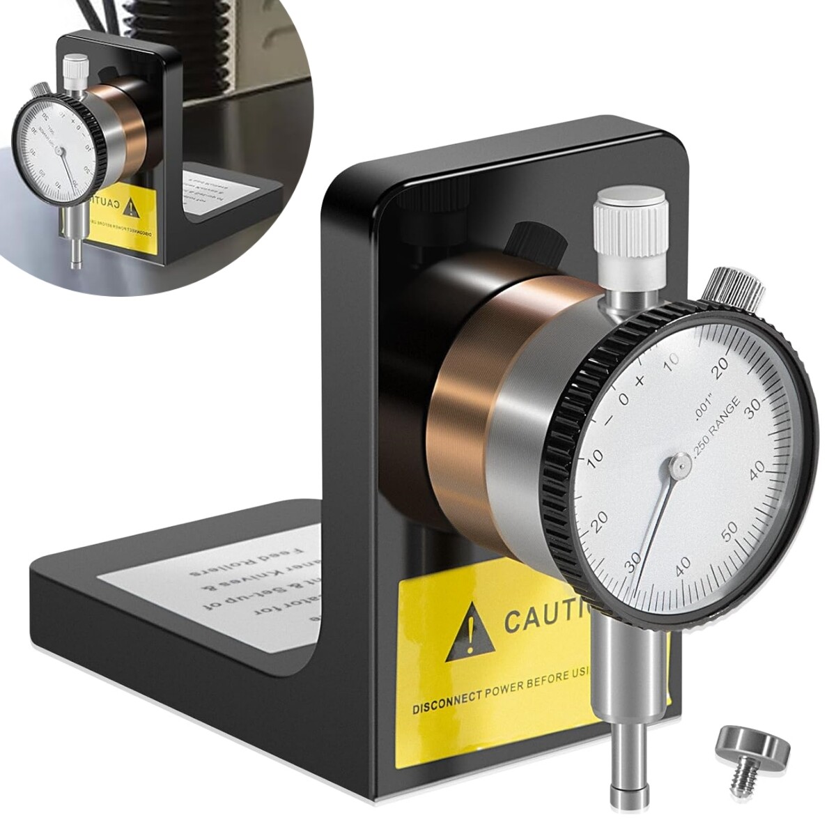 W1218A for Planers Dial Indicator Rotates 360° Durable Powerful Magnetic Base