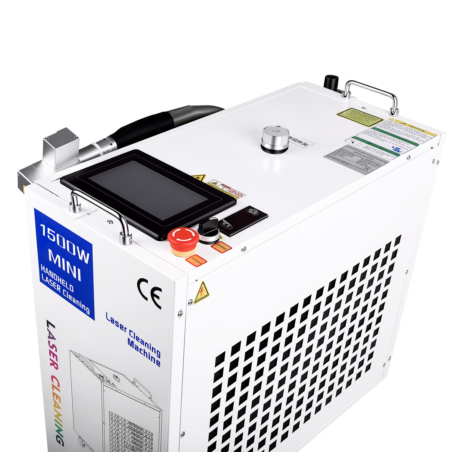 AU Stock 1500W Fiber Laser Cleaning Machine for Car Metal Oil Rust Paint Remover