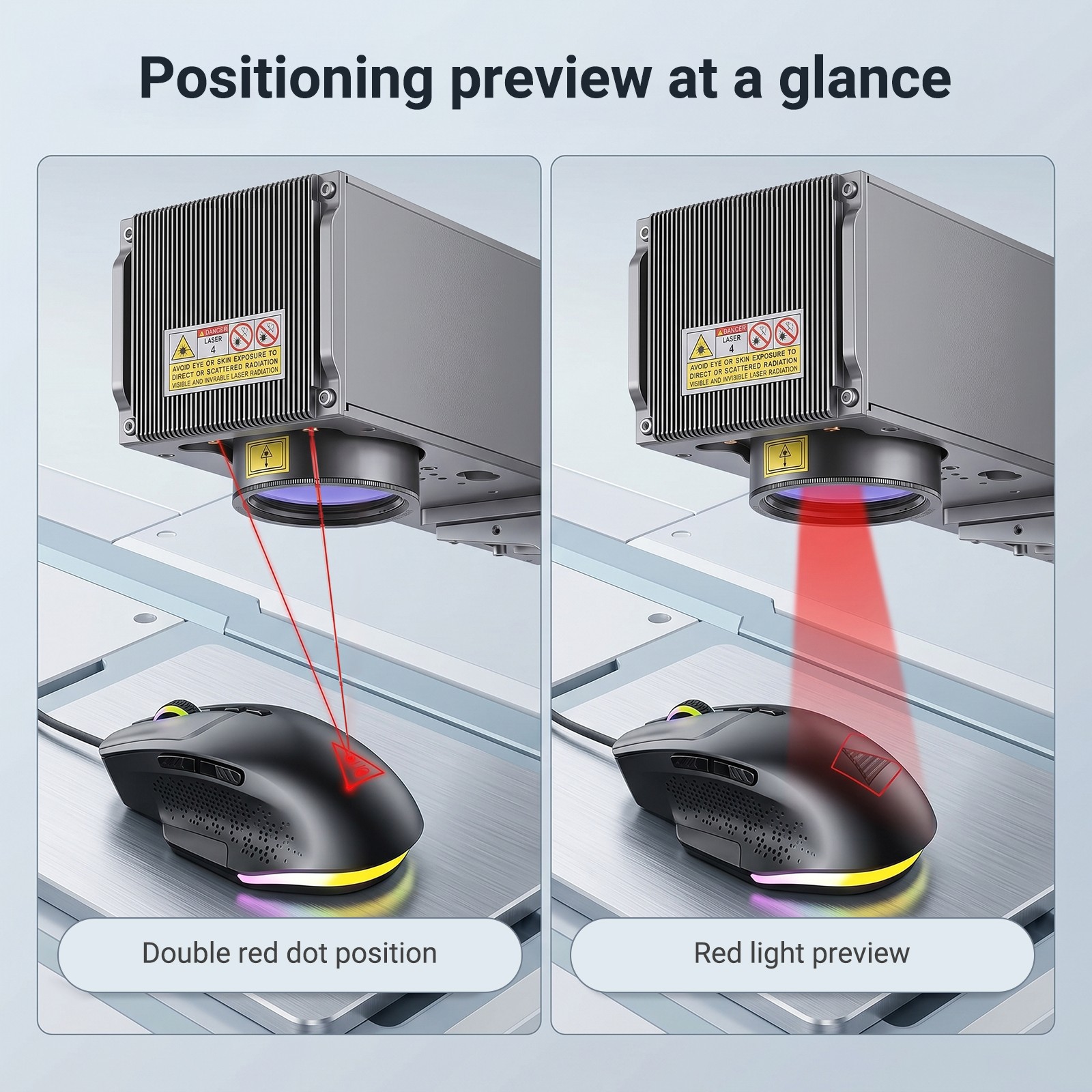 60W Portable JPT Mopa Auto Focus Fiber Laser Marking Machine Marker Engraver