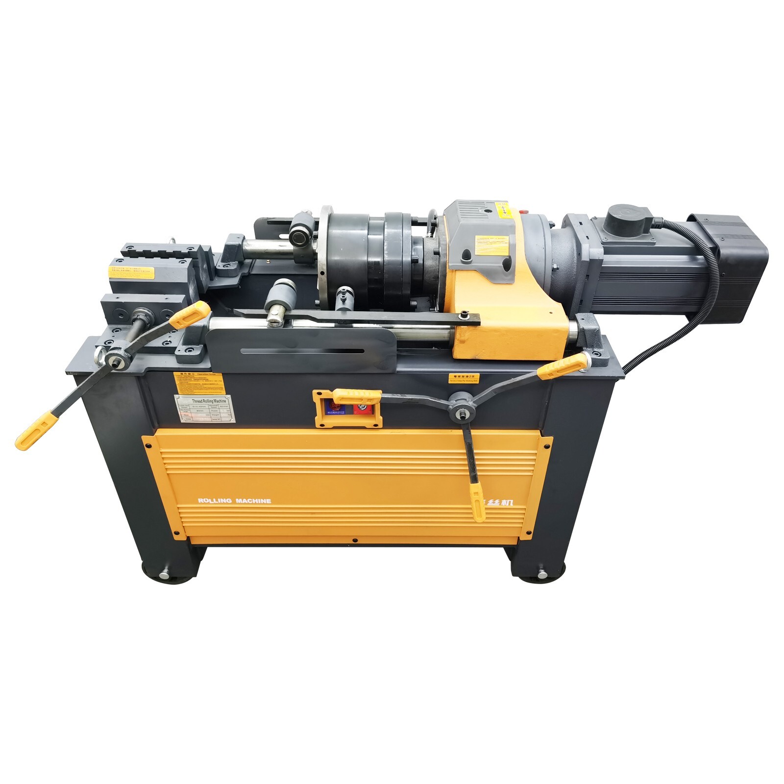 220V 3KW 3PH 0.6″-1.6″ Fully Auto Steel Bar Straight Thread Rolling Machine