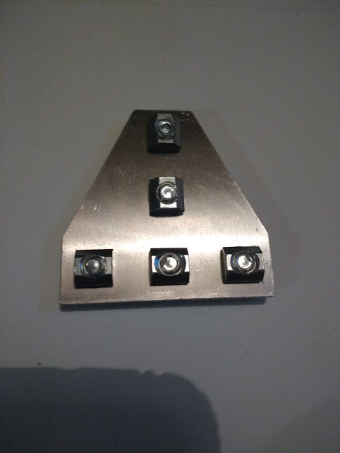 2020 Aluminium T Bracket, Slot 6 Profile 20mm – 3D Printer CNC, Corner Plate