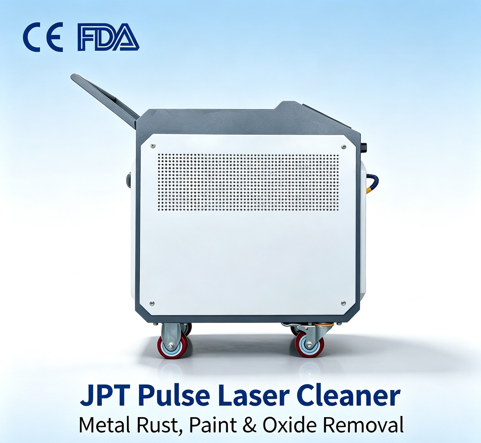 300W JPT Pulse Laser Cleaning Device Handheld Metal Rust Oxide Coating Remover