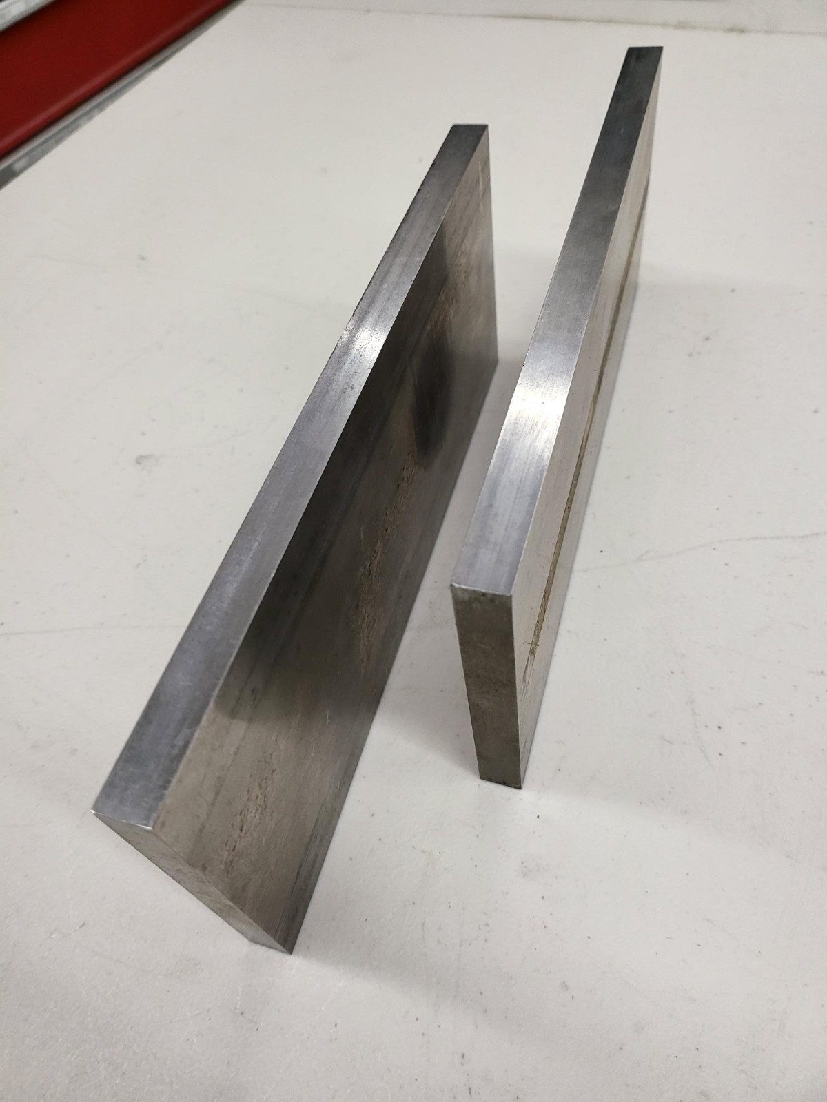 Press Brake Tooling Flattening Punch & Die Set 9.75″ Long X 4″ Tall X .5″ Wide