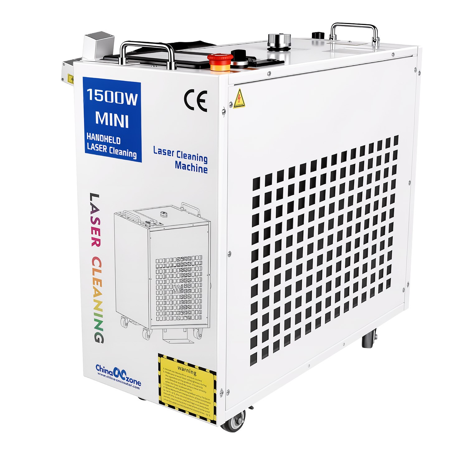 AU Ship 1500W Fiber Laser Cleaning Machine for Metal Car Oil Rust Paint Removal