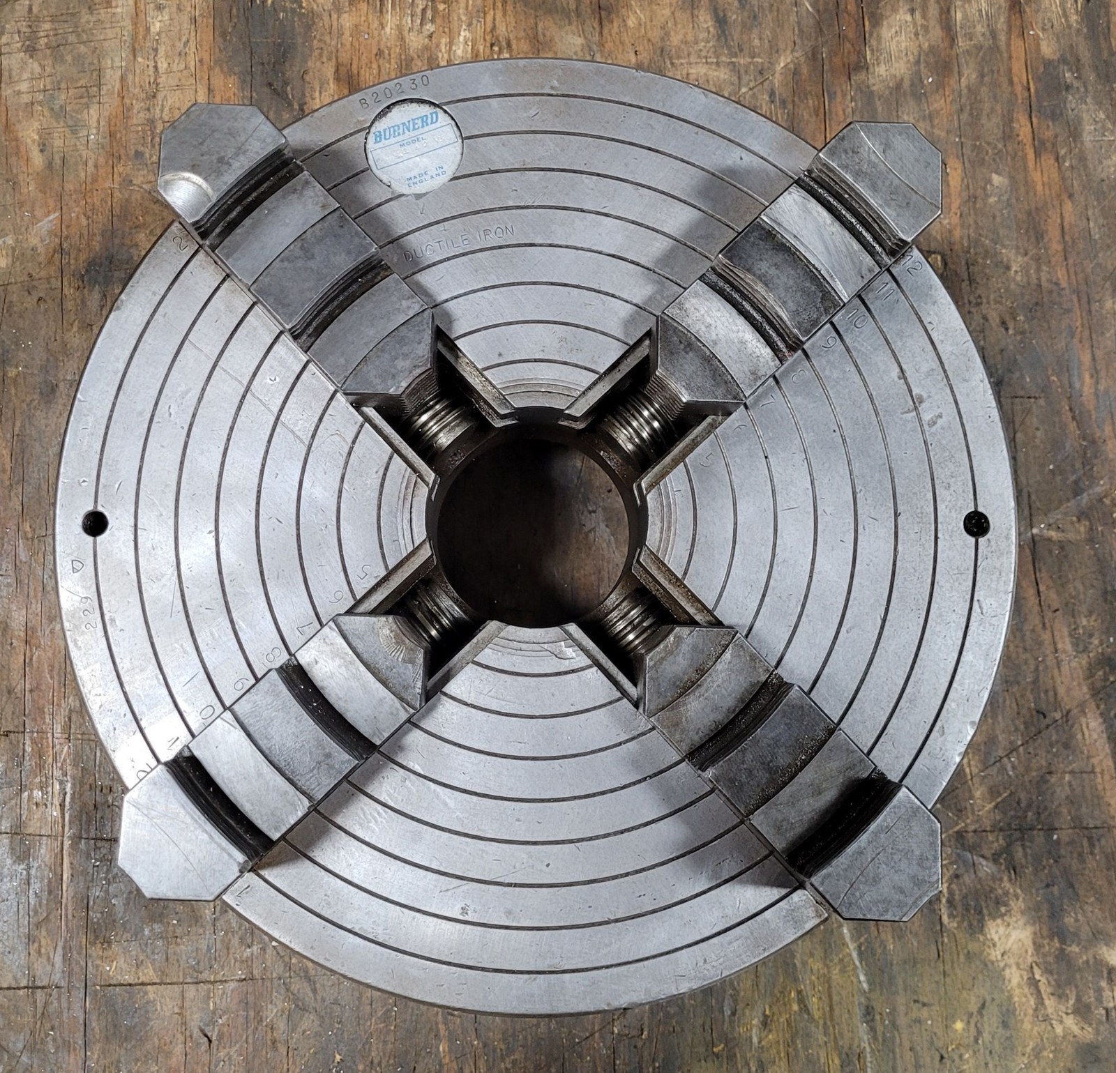 12” – 4 Jaw Pratt Burnerd S642D6 – D1 6 Lathe Chuck