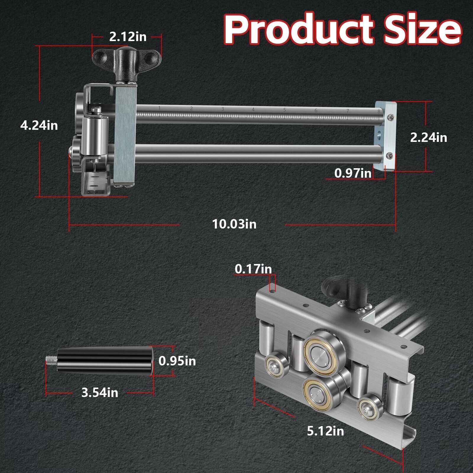 2204 Uni Bender, Professional Metal Bending Tool, Metal Roof Roller Bender