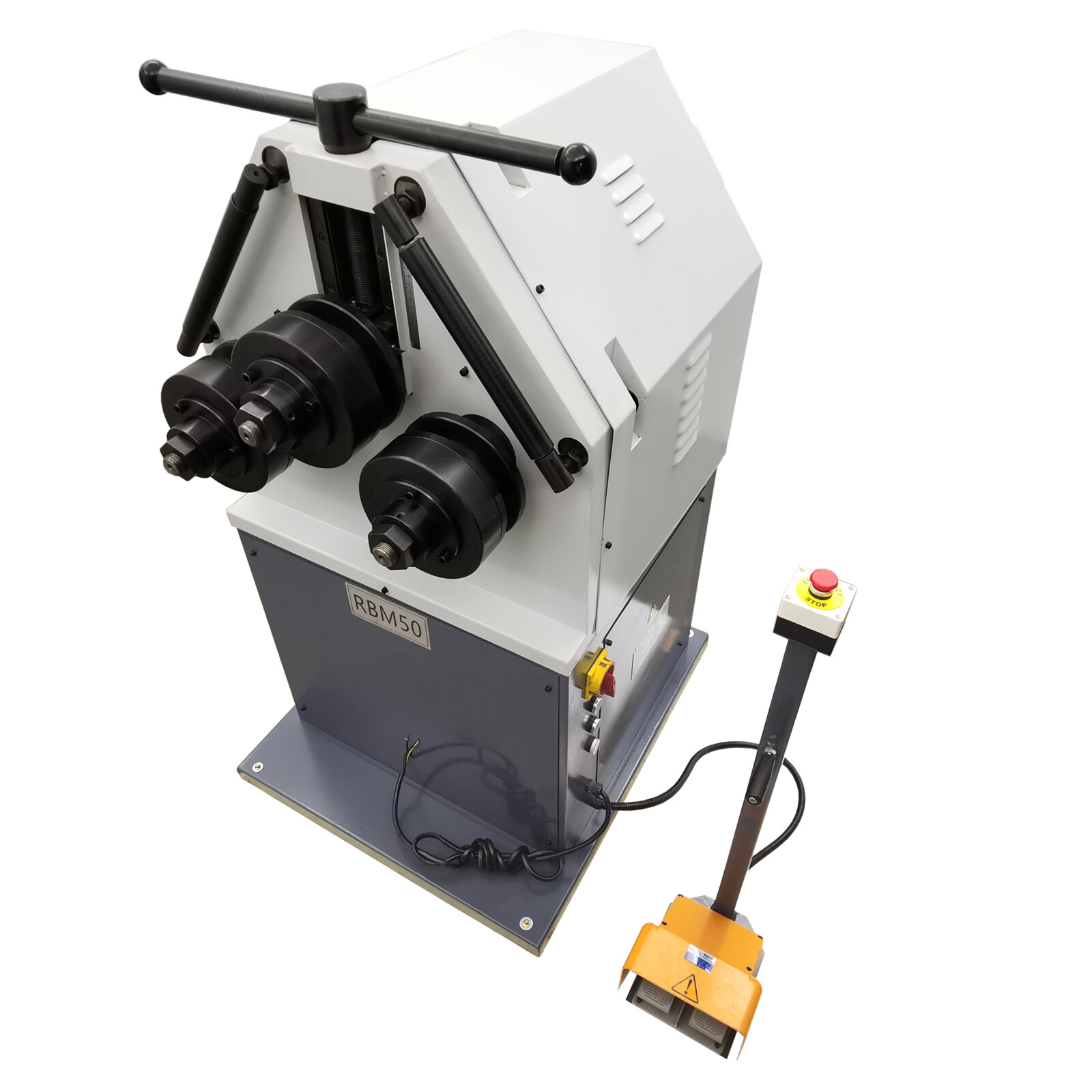 Electric Hydraulic Steel Pipe Pinch Roll Machine Tube Roll Bender 220V 1-Phase