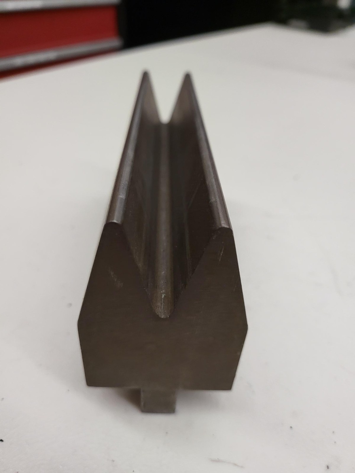 6.5″ Long Press Brake Tooling Acute V Die 1″ Opening 3.25″ Tall BTB2