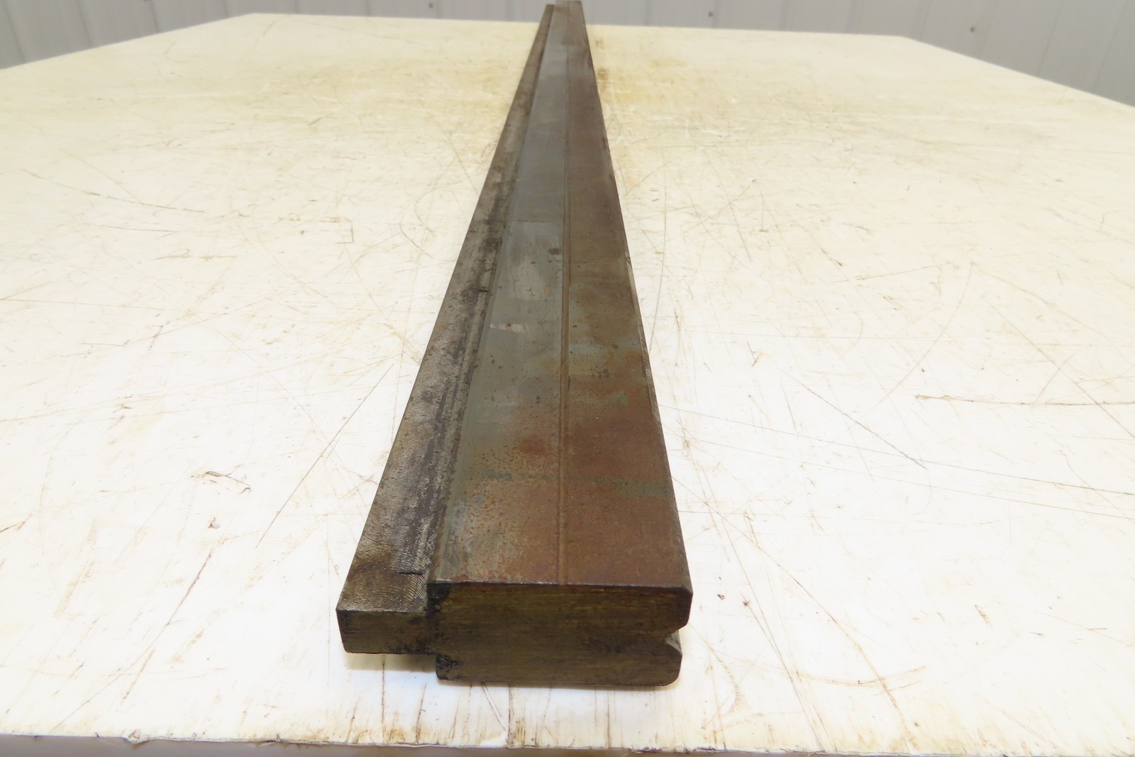 Press Brake Die 52″ Long 90° V 1/4″ W 1/8″ D 1-3/4″ H 1/2″ Tang