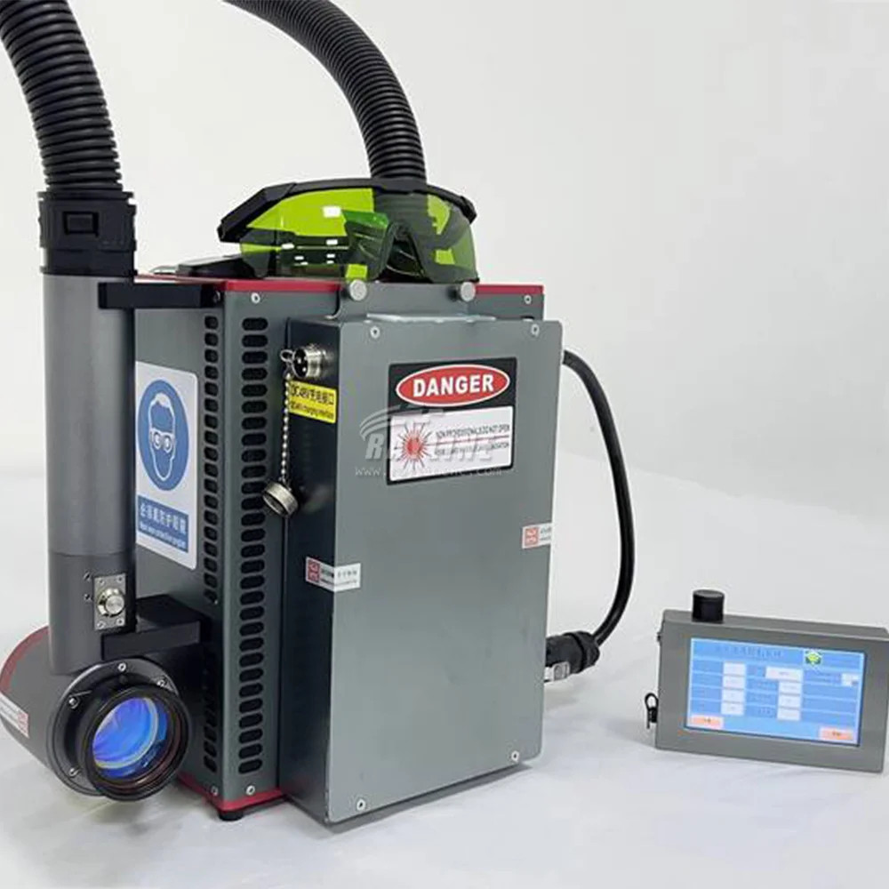 Backpack Mini Portable Pulse 50W 100W 200W 300W Laser Cleaning Machine For Remov