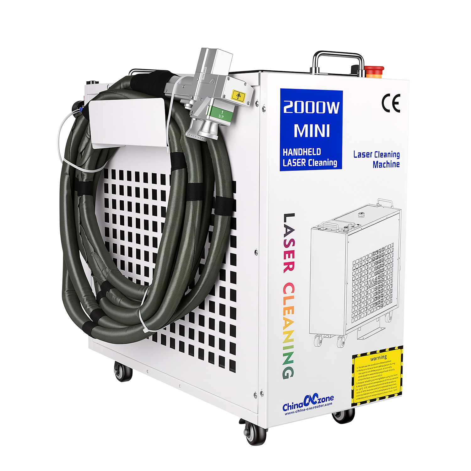 AU 2000W Fiber Laser Cleaning Machine Car Metal Oil Rust Paint Remover Cleaner