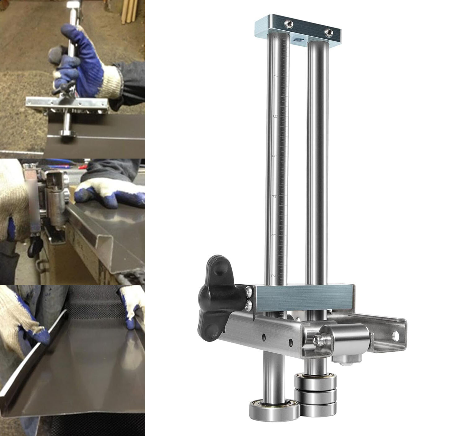 2204 Sheet Metal Bender Adjustable Bend Height From 3/8″-8″, 0-90° Bending Angle