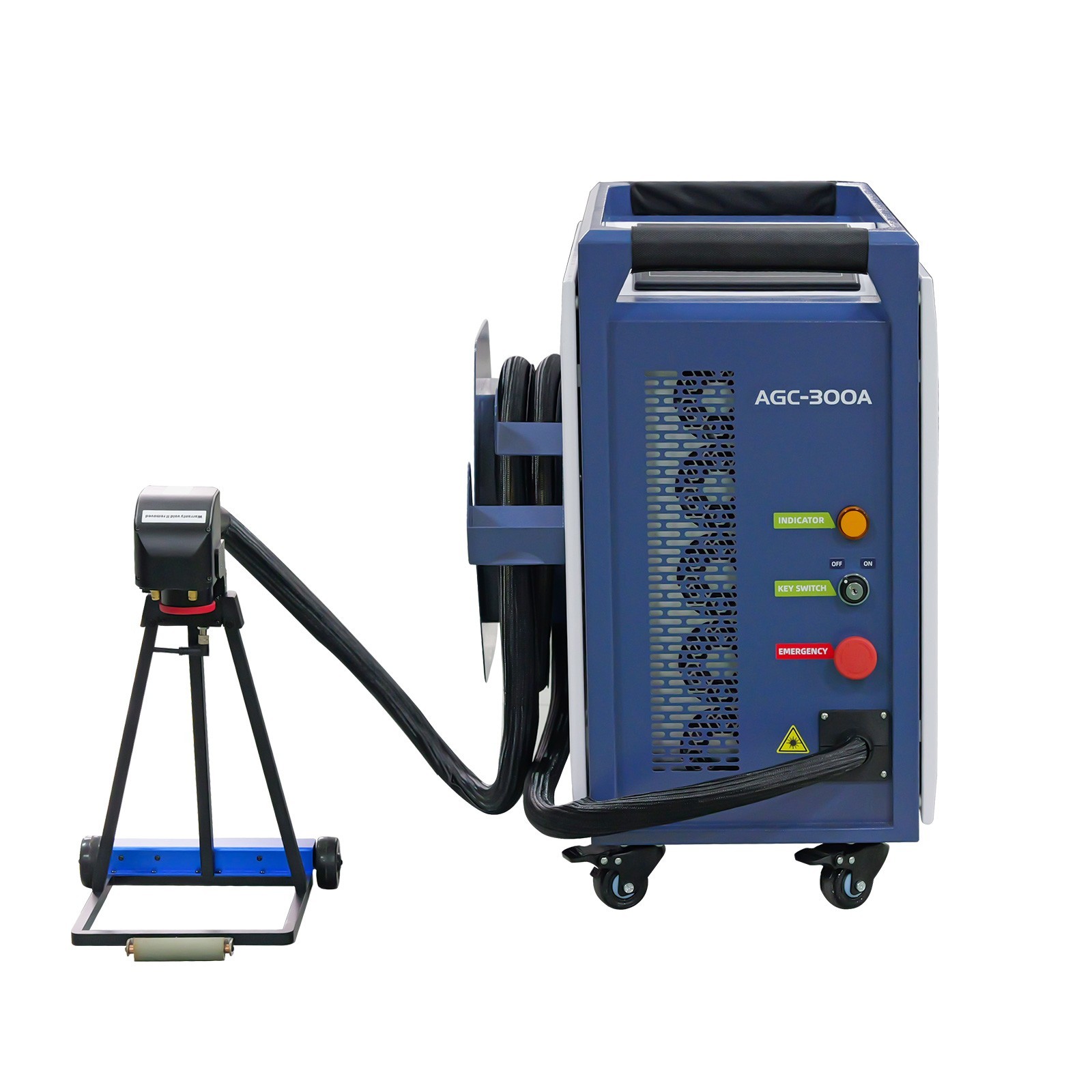 US Used 300W Pulse Laser Cleaner Rust/Paint Remove With Self Propelled Device