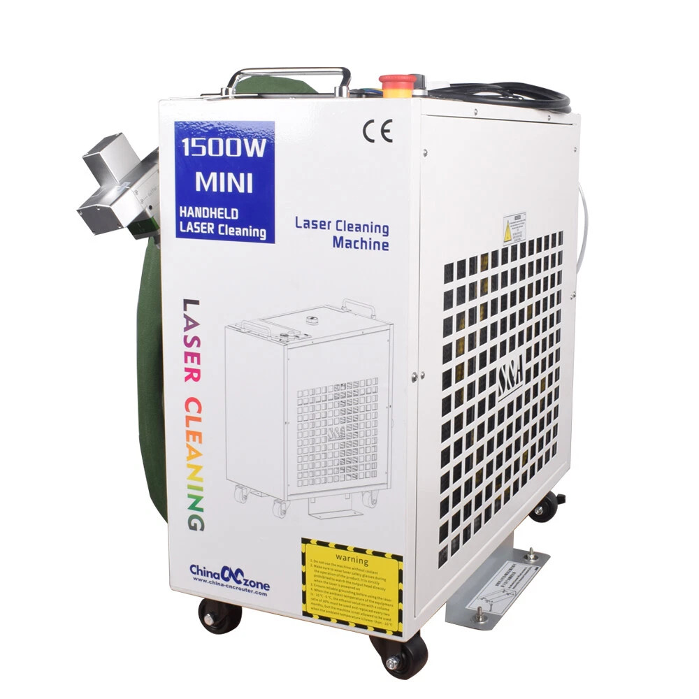 1500W AU Fiber Laser Cleaning Machine For Metal Oil Rust Paint Remover Cleaners
