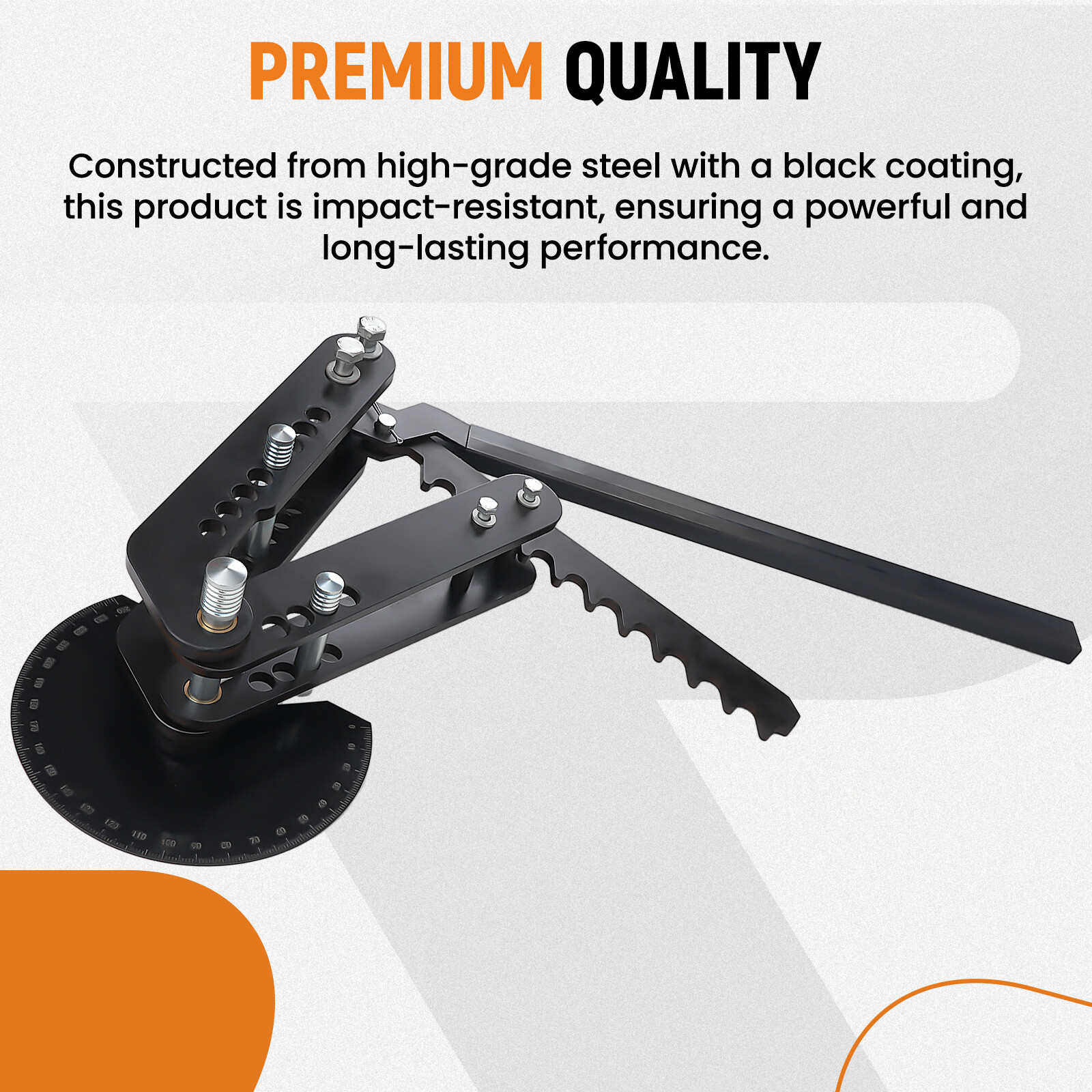 Ratcheting Manual Pipe and Tubing Bender Bends up to 2″ diameter Tubing New